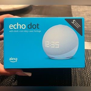 Echo Dot ( Clock and Speaker ) 5th generation